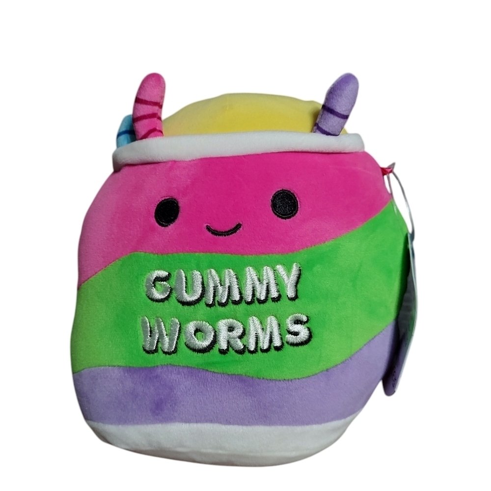 Silver The Gummy Worms Squishmallow 7 Inch